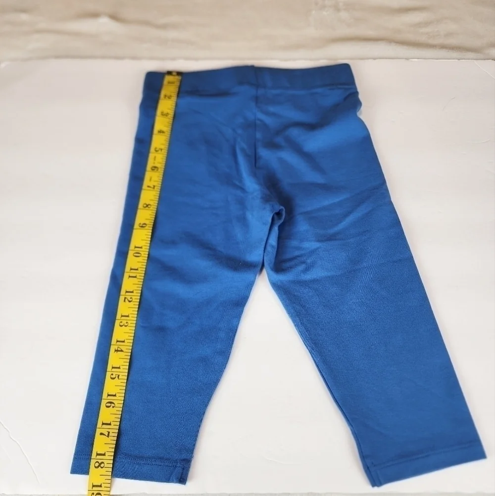 Mini Boden size 7-8 cropped leggings Blue